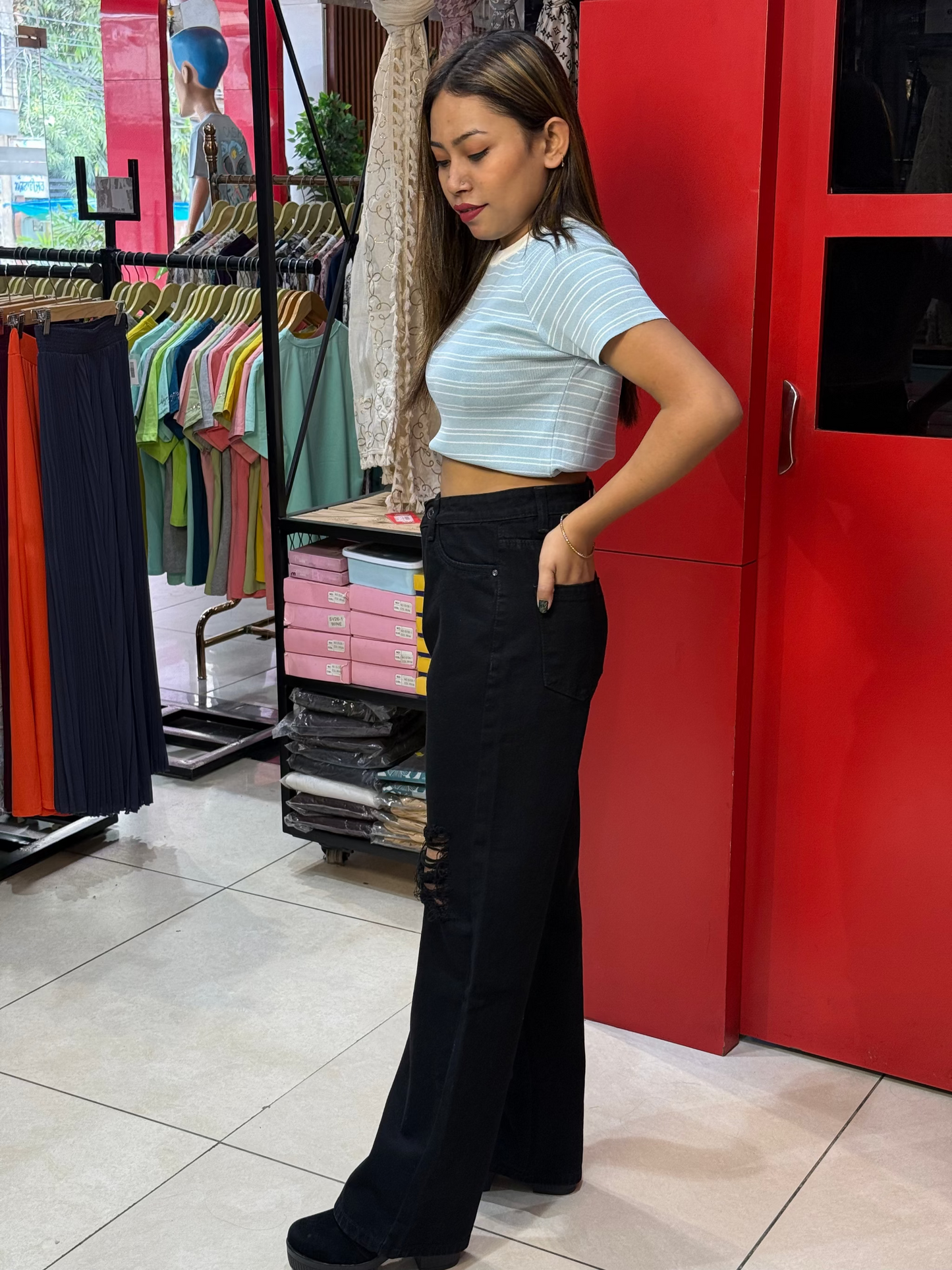 Women>Stylish>Top>Summer>Import>Street>Fashion>Girls<Shirts>