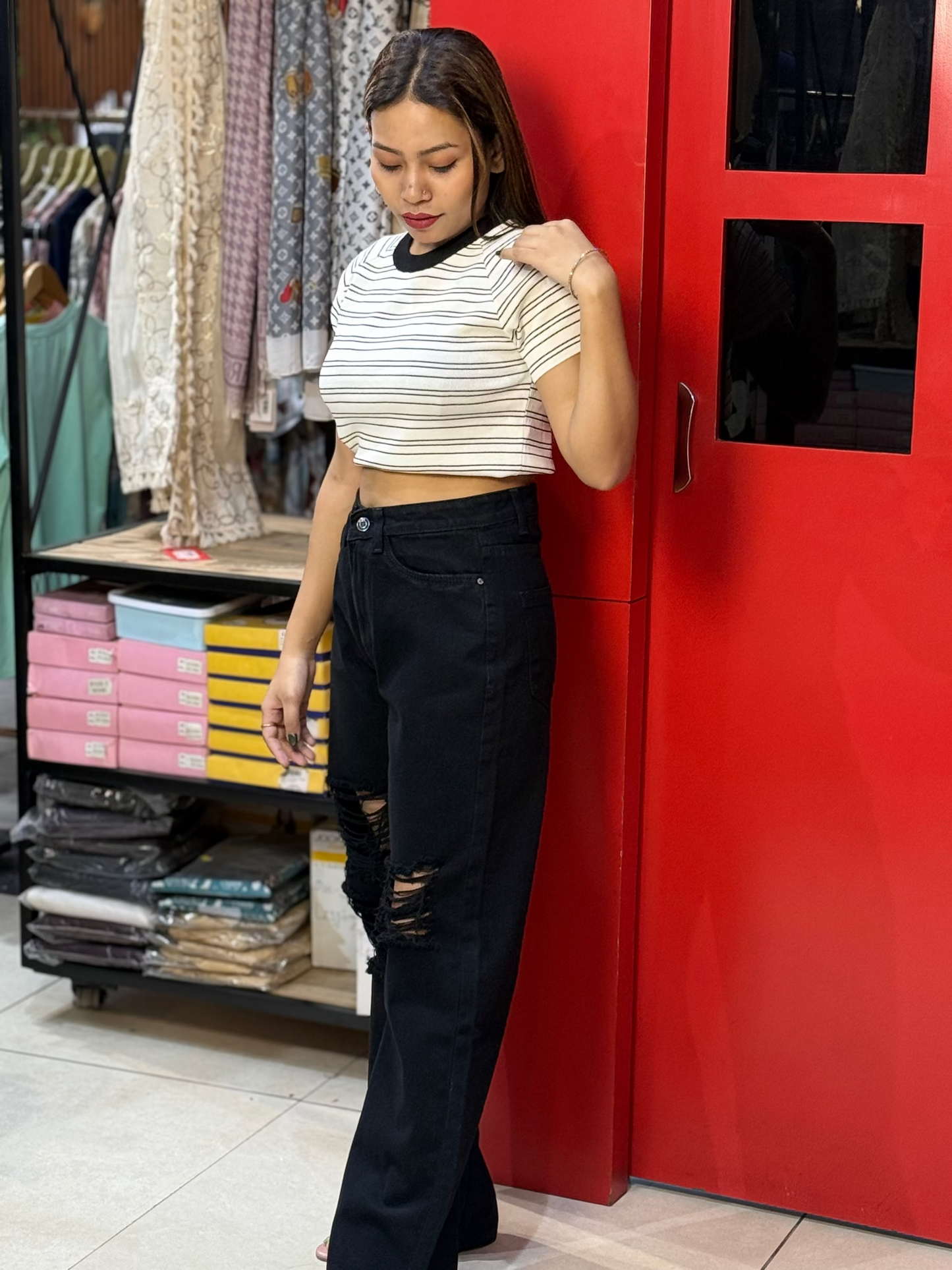 Women>Stylish>Top>Summer>Import>Street>Fashion>Girls<Shirts>